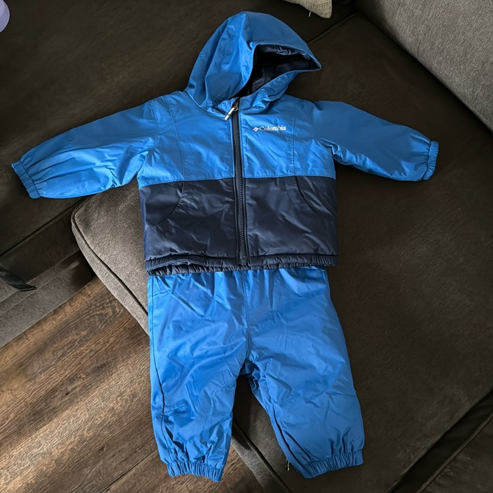 Columbia 6-12 month snow pants and jacket